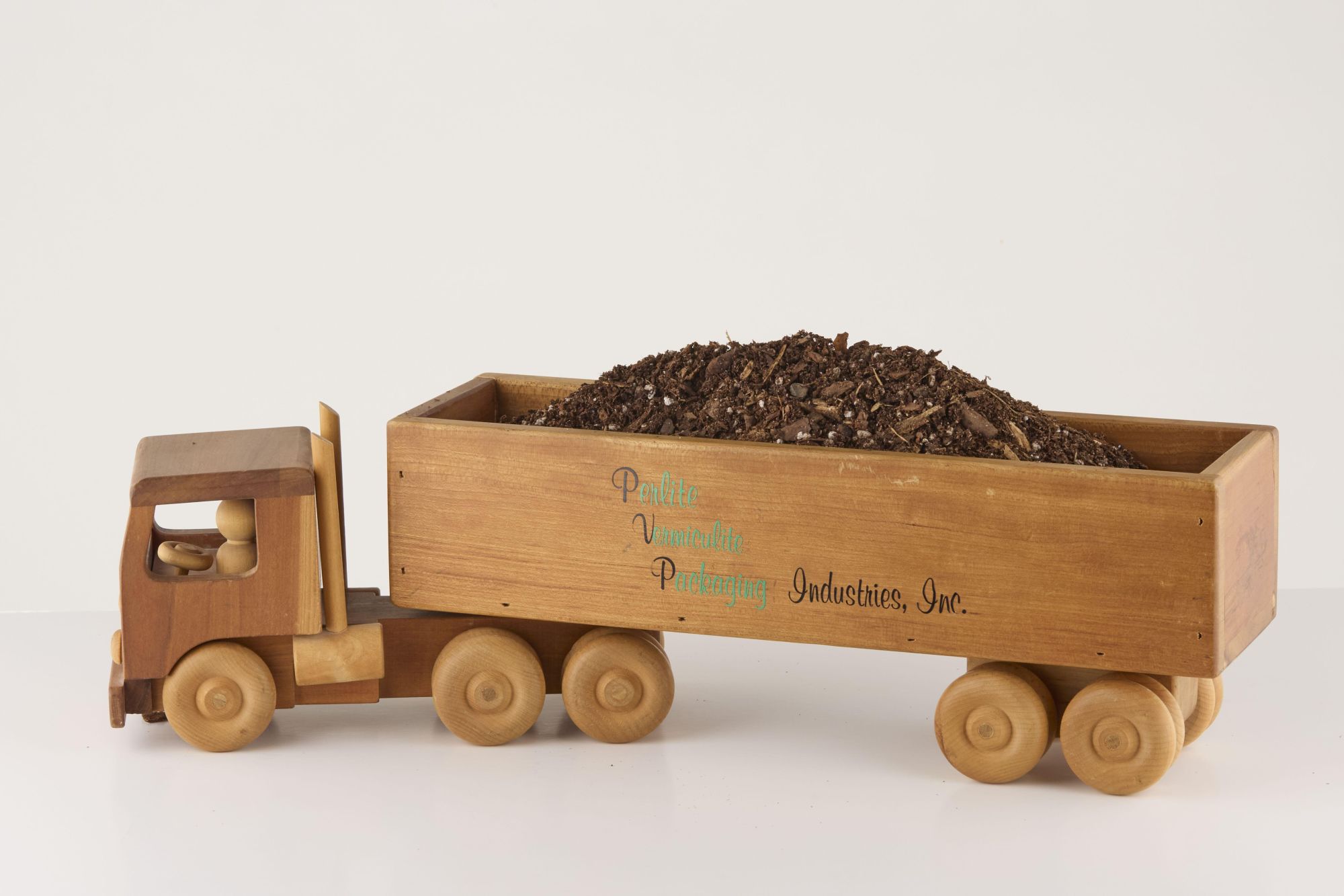 PVP Industries wooden trailer toy